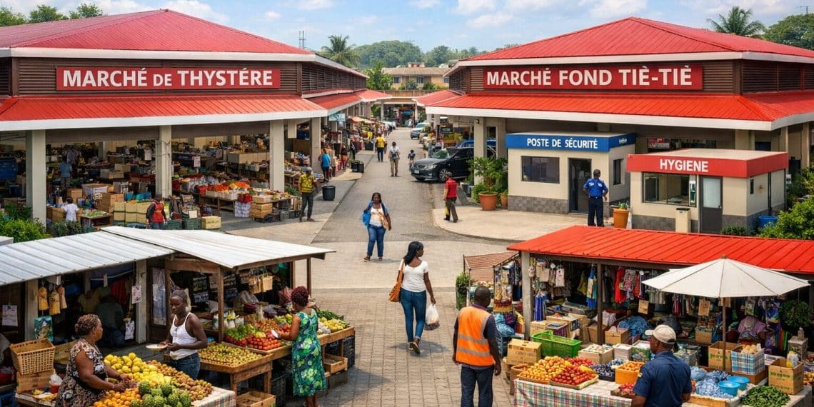 Pointe-Noire : des marchés modernes seront construits à Thystère et à Fond Tié-Tié
