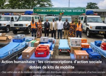 Action humanitaire : les circonscriptions d&rsquo;action sociale dotées de kits de mobilité