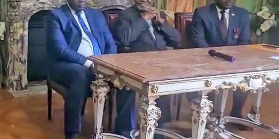 Ambassade du Congo en France : le ministre conseiller Armand Rémy Balloud-Tabawé reçoit Evy Souka