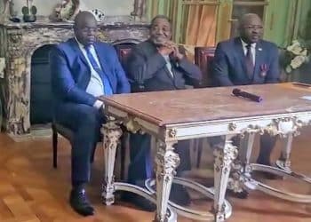 Ambassade du Congo en France : le ministre conseiller Armand Rémy Balloud-Tabawé reçoit Evy Souka