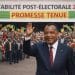 Stabilité post-électorale 2026 : première promesse tenue par Denis Sassou N'Guesso