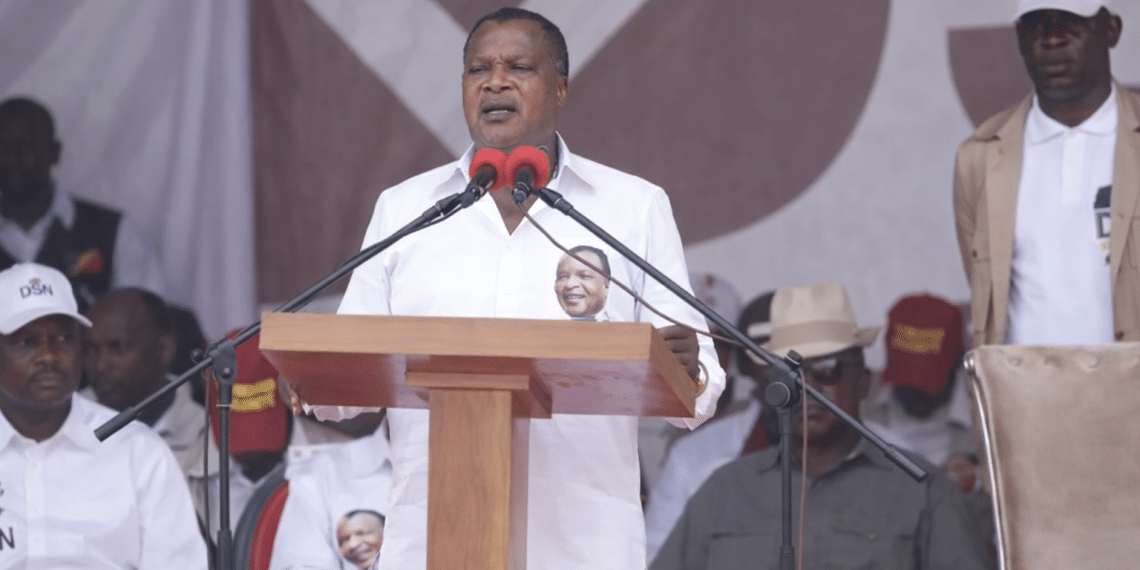 Brazzaville survoltée : Marée humaine au Boulevard Alfred Raoul pour l’ultime meeting de Denis Sassou Nguesso