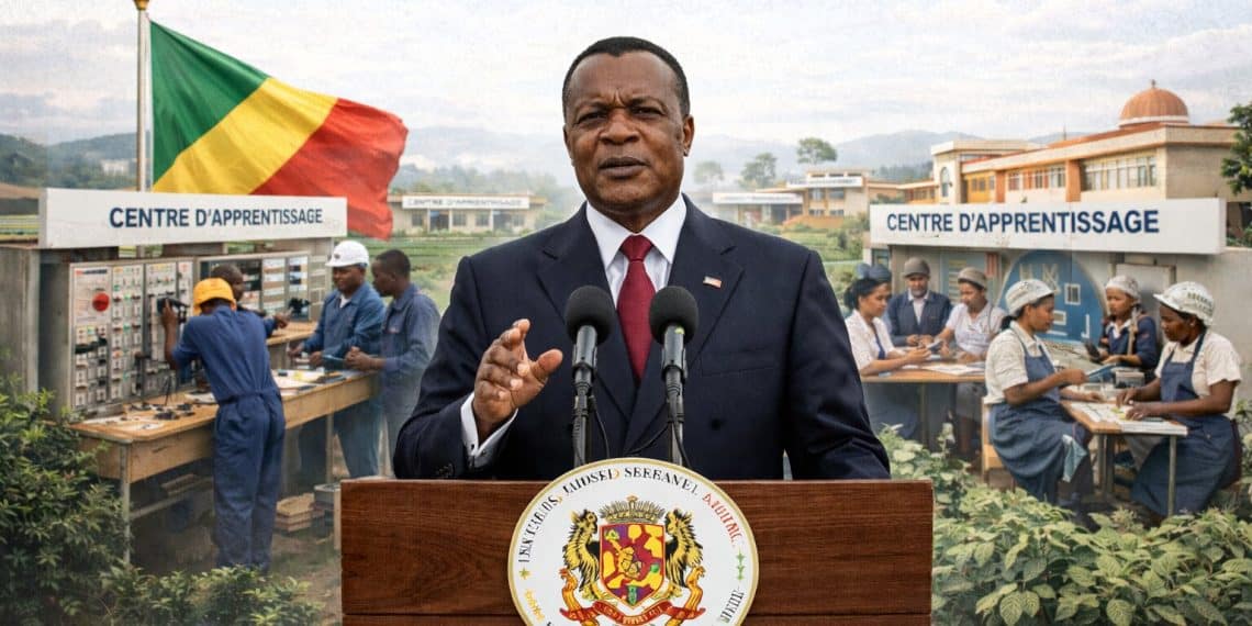 Sassou-Nguesso promet un centre d'apprentissage par district. Le Congo en compte 6 aujourd'hui