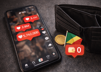 TikTok au Congo : des millions de vues, zéro franc de monétisation directe