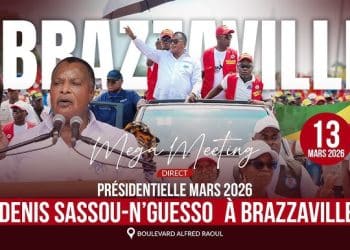 🔴 DIRECT VIDÉO – Suivez le dernier meeting de Denis Sassou N’Guesso à Brazzaville