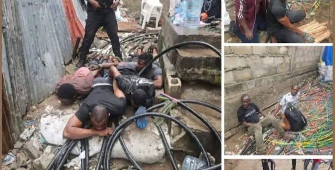 Brazzaville : huit personnes arrêtées pour vol de câbles électriques sur le site du stade de Kintél