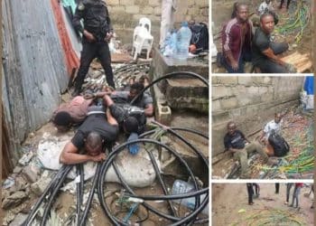 Brazzaville : huit personnes arrêtées pour vol de câbles électriques sur le site du stade de Kintél
