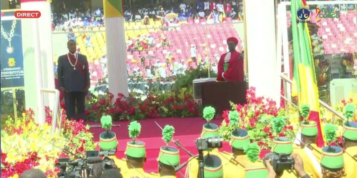 Investiture 2026 : Denis Sassou Nguesso officiellement investi sous le salut des 21 coups de canon