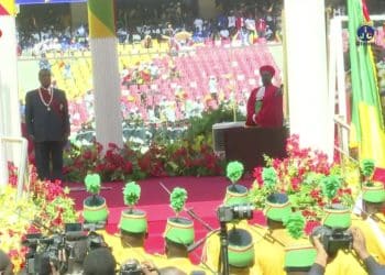 Investiture 2026 : Denis Sassou Nguesso officiellement investi sous le salut des 21 coups de canon