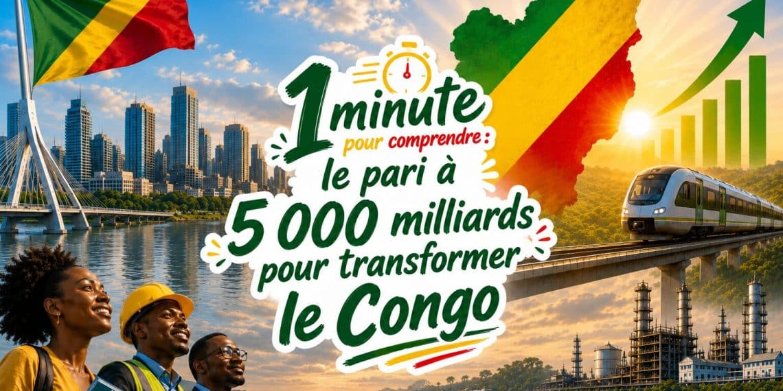 1 minute pour comprendre : le pari à 5 000 milliards pour transformer le Congo