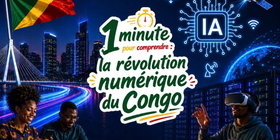 1 minute pour comprendre : la révolution numérique du Congo