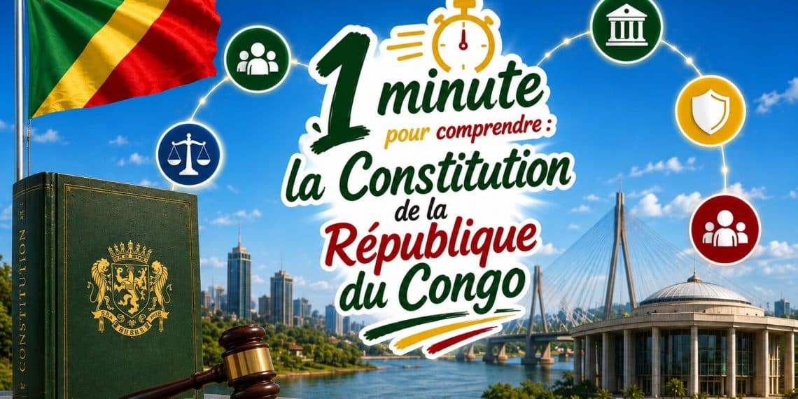 1 minute pour comprendre : la Constitution de la République du Congo