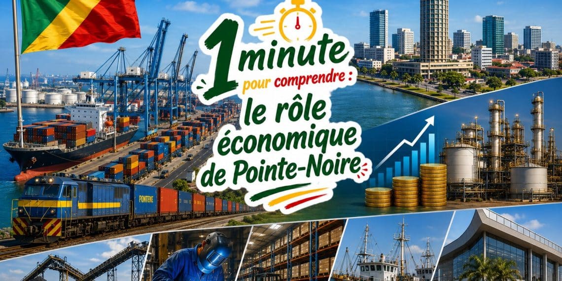 1 minute pour comprendre : le rôle économique de Pointe-Noire