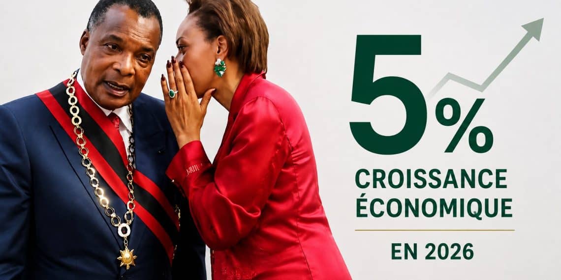 Comment Denis Sassou N&rsquo;Guesso a propulsé la croissance du Congo à 5% !