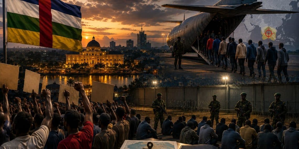 Migrants des USA : Tempête politique à Bangui