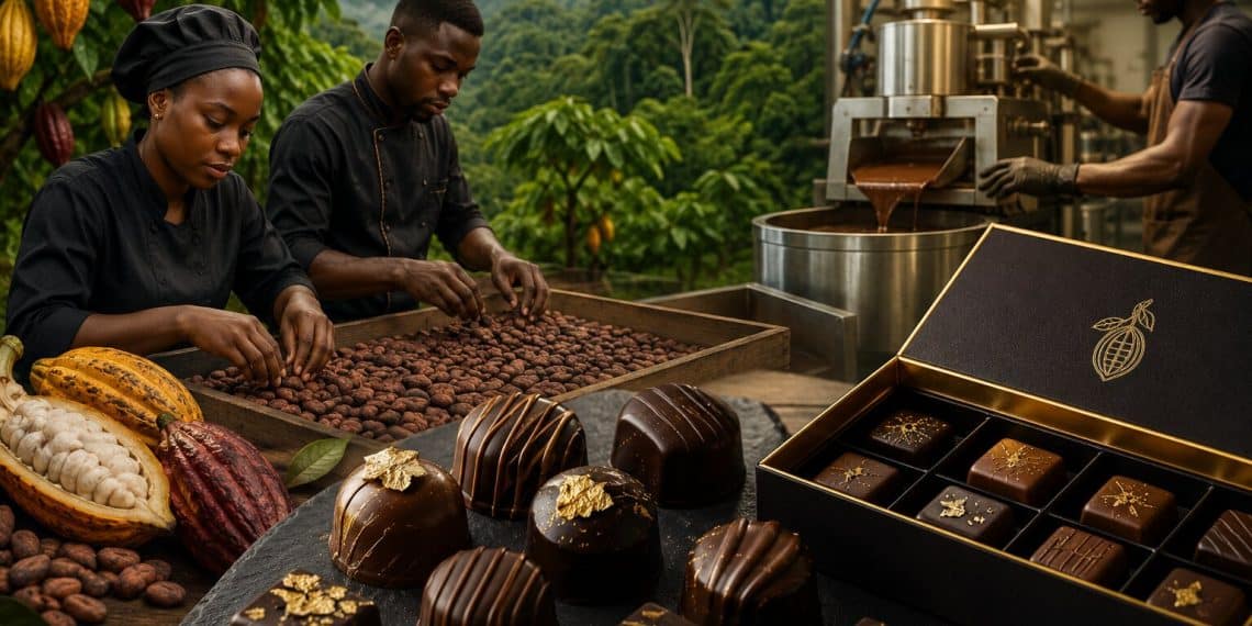 Chocolat de luxe Made in 242 : Comment la jeunesse congolaise transforme le cacao du Mayombe en or brun international