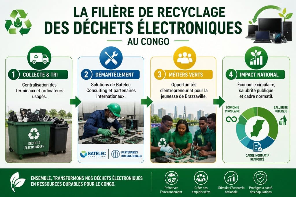 Recyclage des déchets électroniques au Congo
