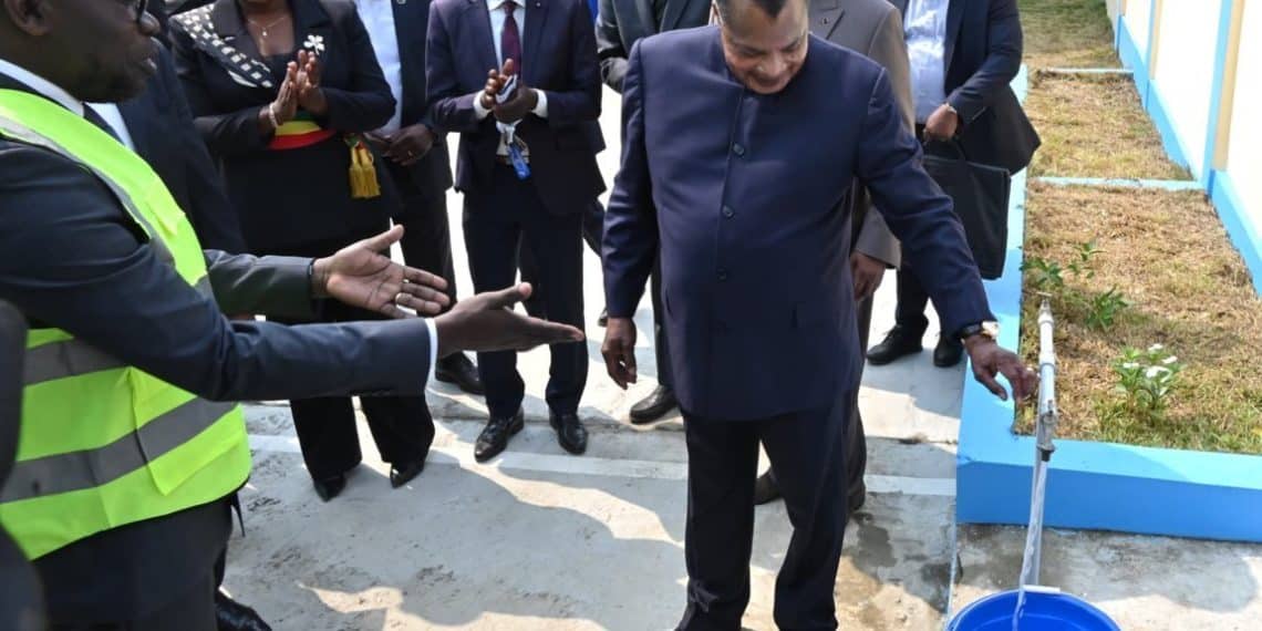 L'eau coule enfin à Boko : Denis Sassou Nguesso met fin à des décennies de calvaire avec une usine d'eau potable ultramoderne