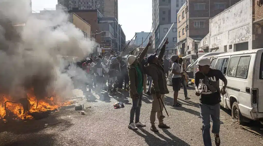 Afrique du Sud, premier bilan : Morts par balle, défenestration et 900 arrestations