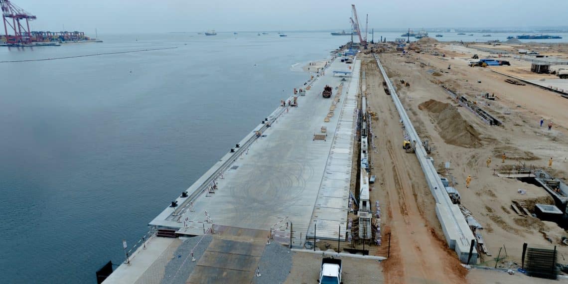 Extension du Port de Pointe-Noire : 400 mètres de quai déjà bâtis au Môle Est