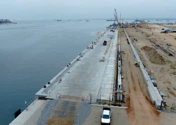 Extension du Port de Pointe-Noire : 400 mètres de quai déjà bâtis au Môle Est